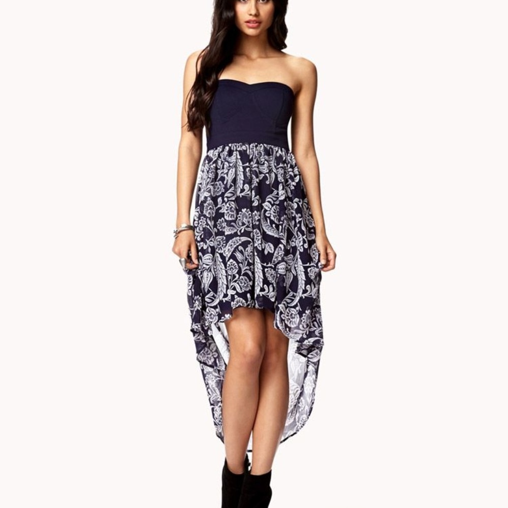 ISO Forever 21 Boho High-Low Combo Dress